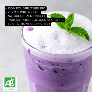 UBE LATTE BIO (zero sucre) – 1KG