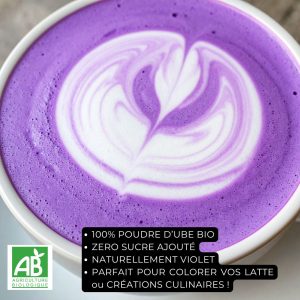UBE LATTE BIO (zero sucre) – 1KG