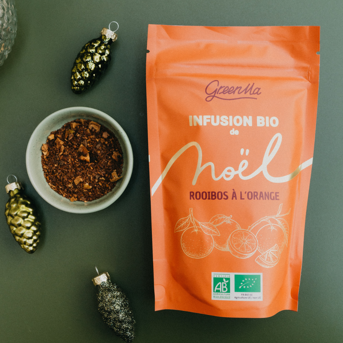 ROOIBOS DE NOËL ORANGE CANNELLE - Infusion bio – Image 3